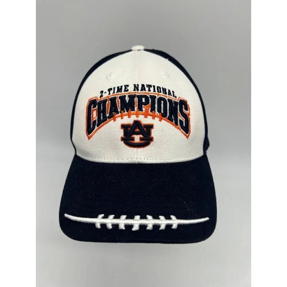 Auburn Tigers 2-Time National Champions Top Of The World Hat/Cap